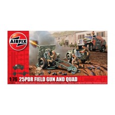 25pdr Field Gun and Quad (AF01305) (scara: 1/76)