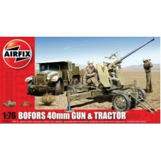 Bofors 40Mm Gun And Tractor (AF02314) (scara: 1/76)