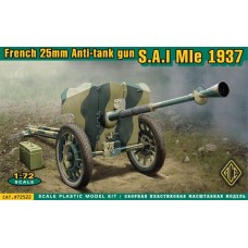 S.A.I Mle 1937 French 25mm anti-tank gun (HP72522) (scara: 1/72)