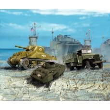 US ARMY VEHICLES (WWII) (RV3350) (scara: 1/144)