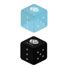 hololive OFFICIAL CARD GAME Official Dice – Light Blue & Black (2-piece set) (HL554369)