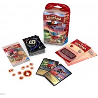 Disney Lorcana TCG: Reign of Jafar Single-Player Deck – Ruby & Steel (DL11098544RS)
