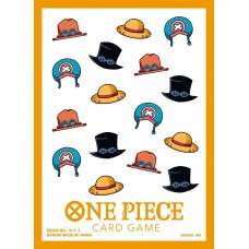Bandai One Piece Card Game Official Card Sleeves 13 - All-over hat pattern (OP2835330)