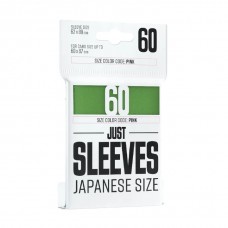 Gamegenic Just Sleeves - Japanese Size Green 60ct Sleeves (GX1014)