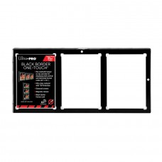 UP - 3-Card Black Border ONE-TOUCH Magnetic Holder (UP15113-UV)