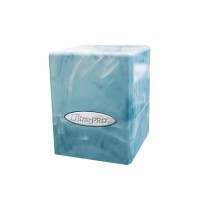 Marble Satin Cube - Light Blue / White (UP16354)