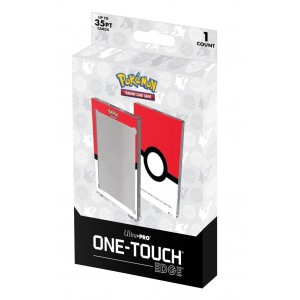 Single 35pt ONE-TOUCH Edge - Poké Ball Printed Magnetic Card Holder (UP16421)