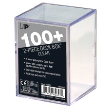 UP - 2-Piece Storage Box for 100+ cards - Clear