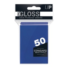 PRO-Gloss Standard Deck Protector Sleeves - Blue (UP82670)