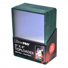 3" x 4" Colored Border Toploaders (25ct) for Standard Trading Cards (UP84916)